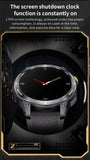 Gaines NX18 Pro Smart Watch Amoled Screen Men Outdoor GPS Sports Tracke Compass Bluetooth Call 400mAh Long Standby Smartwatch