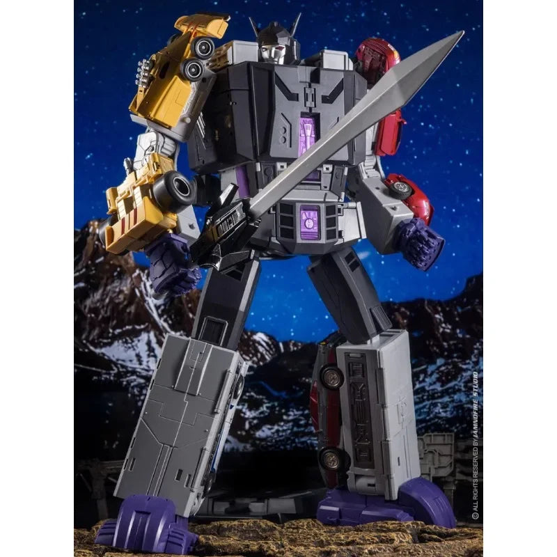 DX9 Menasor Set of 5 Transformation Robot Toy with D13 Breakdown D14 Motormaster D15 Breakdown D16 Wilddriver D17 Dragon Strip
