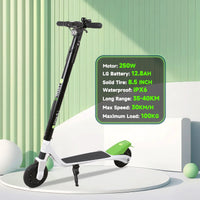 ES2 Electric Scooter 8.5 inch Tire EScooter 250W Motor 25km/h Max Speed 36V12.5Ah LG Battery 35km Mileage Sharing Scooters Italy