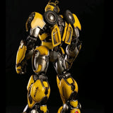 20cm Transformers Bumblebee: The Movie Abs Alloy Material With Illuminated Version Robot Figurines Model Desktop Ornament Gifts