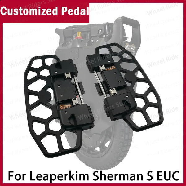 Customized EUC CNC Pedals LeaperKim Veteran Sherman S Honeycomb Pedal Electric Unicycle Pedal E-unicycle Monowheel Parts