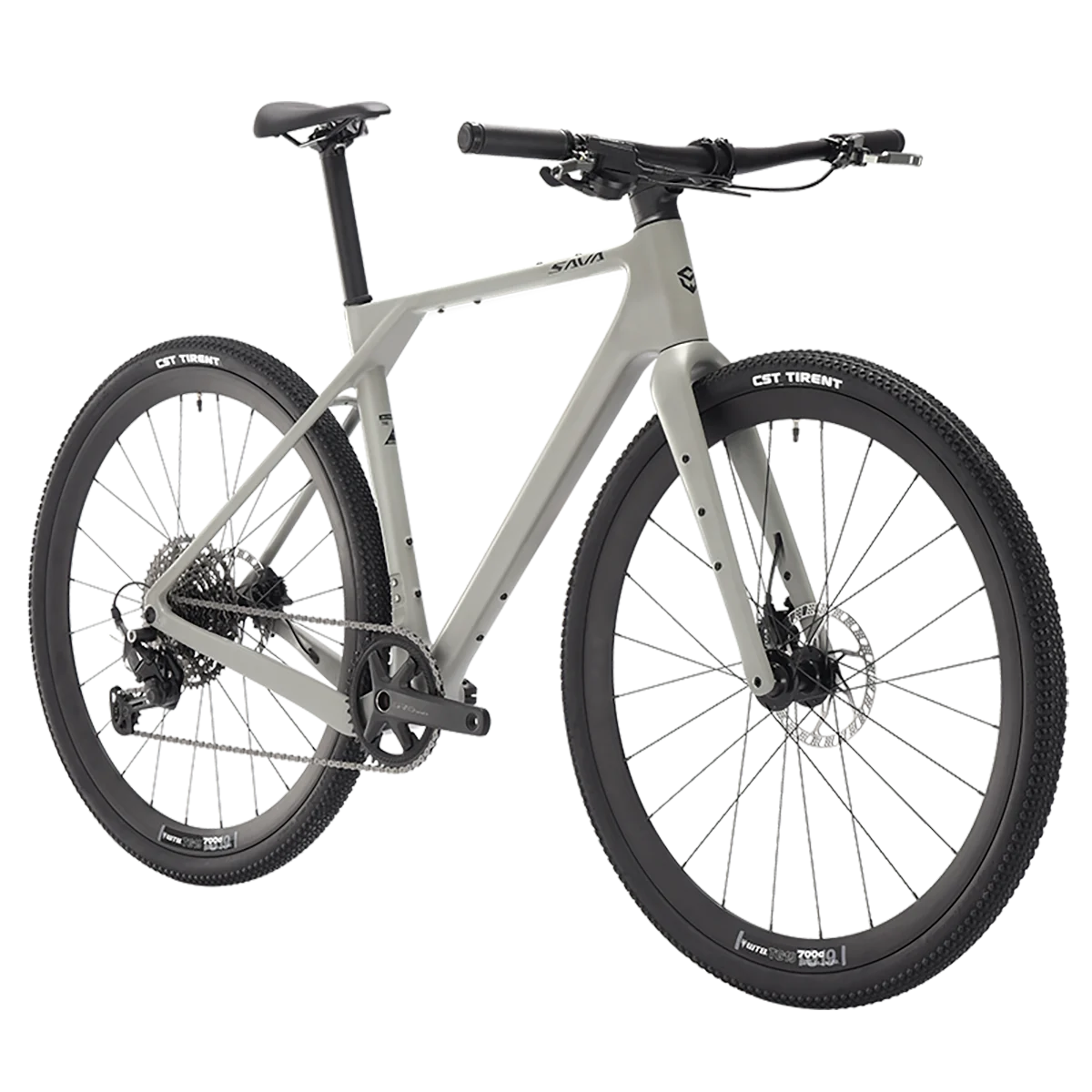 SAVA 2025 New SF6 R21 Carbon Fiber Flat Handlebar Road Bike, Hydraulic Disc Brake Gravel Bike with SHIMANO U6000 11 Speed Kit
