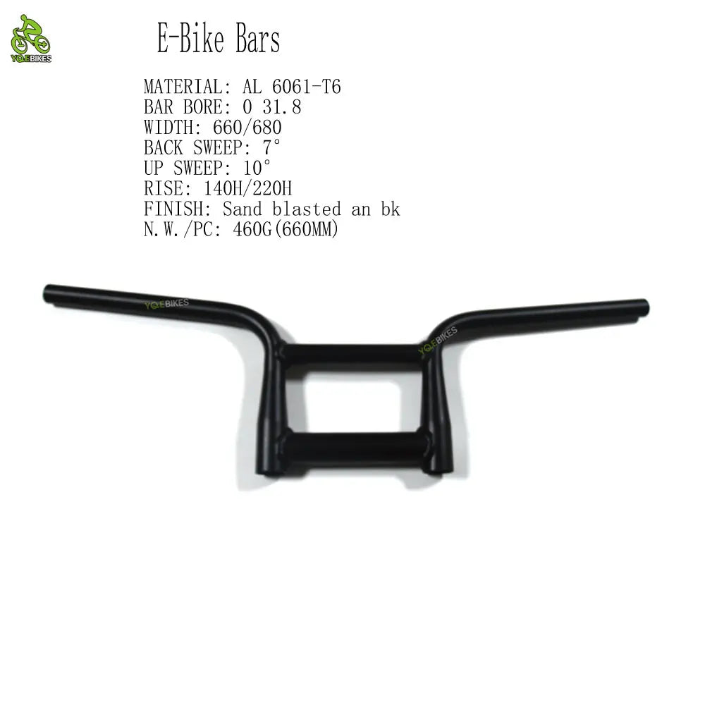 Fit Super ebike 73 Special Handlebar 73 S1 73 S2 RX Bicycle Handlebar Electric Bike Assembly Accessory Handle Bar