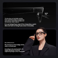 New INMO Go2 Smart AR Glasses Wireless AI Assistant Glasses Music/Call/Translation/Teleprompter/Navigation/Bluetooth Audio