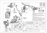 High Quality Hydraulic Brakes Electric Scooter Rear Disc Brake Assembly Set for E-motorcycle