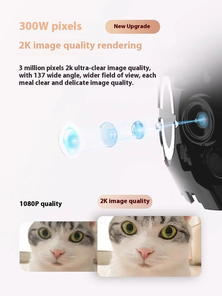 Rolamini Intelligent Robot Kids Pet Companionship Mobile Camera Remote Control 5000mah Long Battery Life Potable For Kids Pet