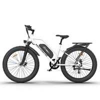 AOSTIRMOTOR S07-G Electric Bike 750W Motor 48V 13Ah Ebike 26In 4.0 Fat Tire Mountain Bike With Rear Shelf Cruiser City Bicycle