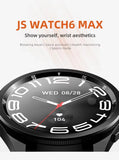 Gaines JS Watch6 Max Smart Watch BT Calling AI Voice Compass Outdoor Sports Fitness Tracker Health Monitor Men Smartwatch