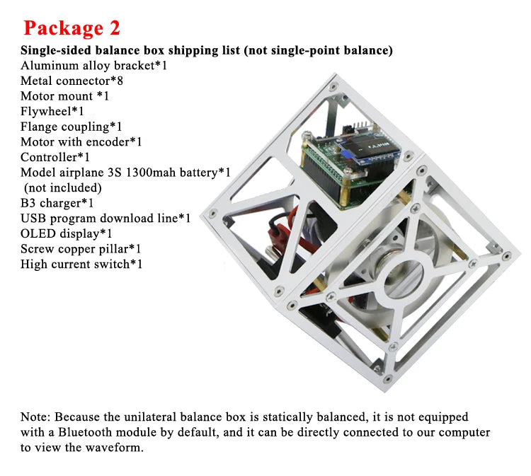 Balanced Block Single-point/single-sided Self-balancing Cubli Block For Stm32 Balance Flywheel Open Source Educational Robot Kit