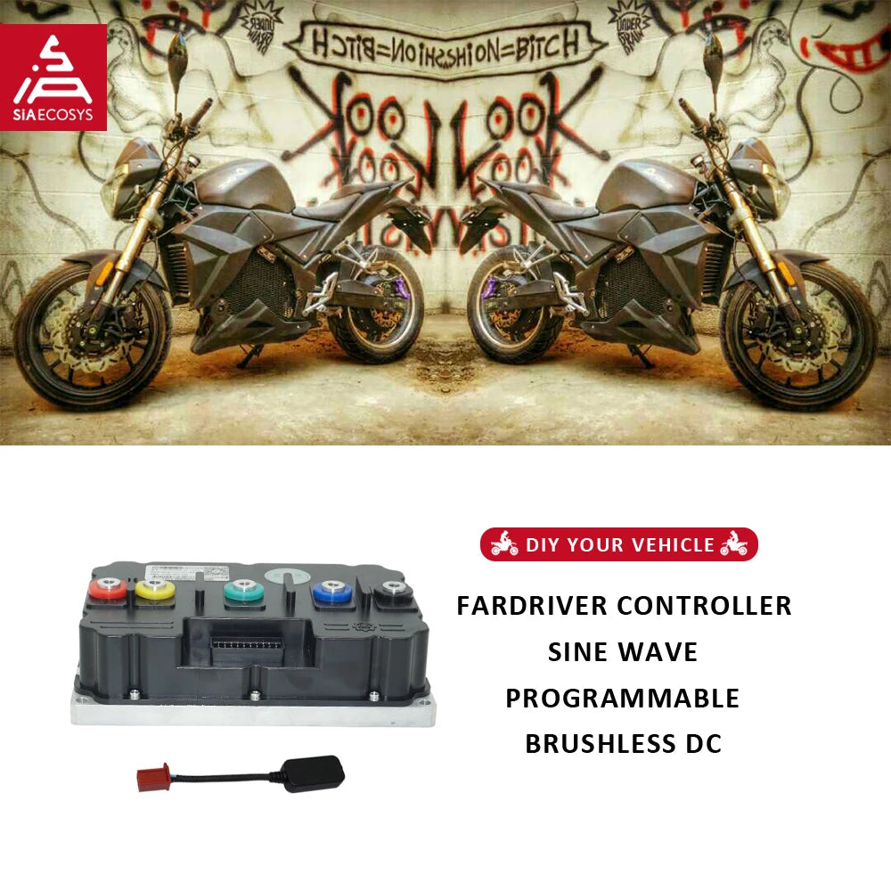 SIAECOSYS/FarDriver ND721200/ND841200/ND961200 BLDC 600A 8-12kW High Power Electric Motorcycle Controller
