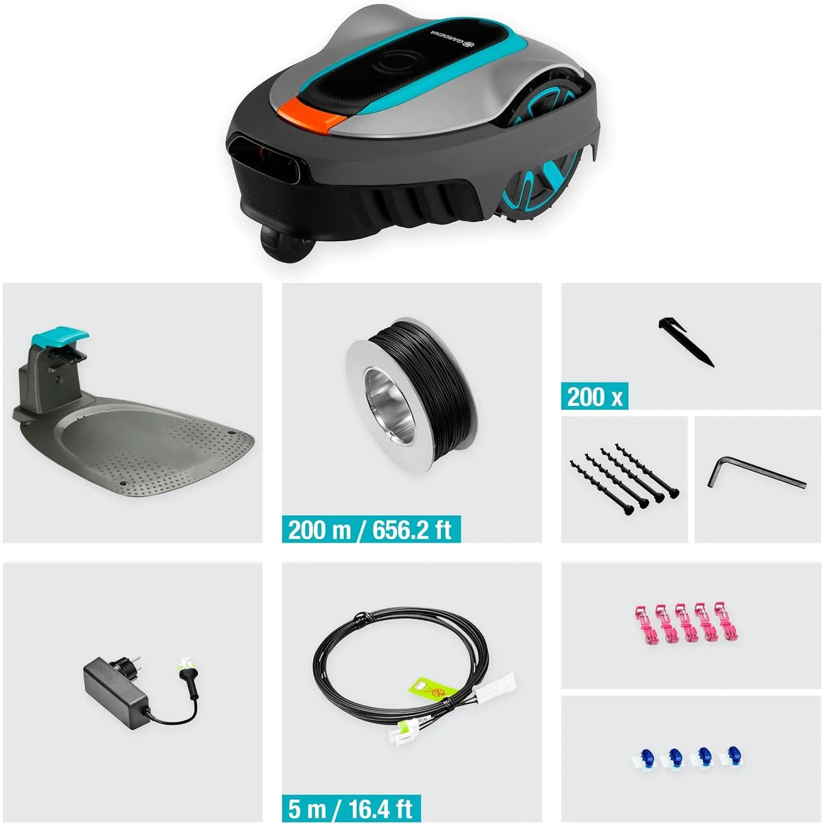 15010-20 SILENO Life - Automatic Robotic Lawn Mower with Bluetooth app and Boundary Wire, The quietest in its Class 16,200 Sq Ft