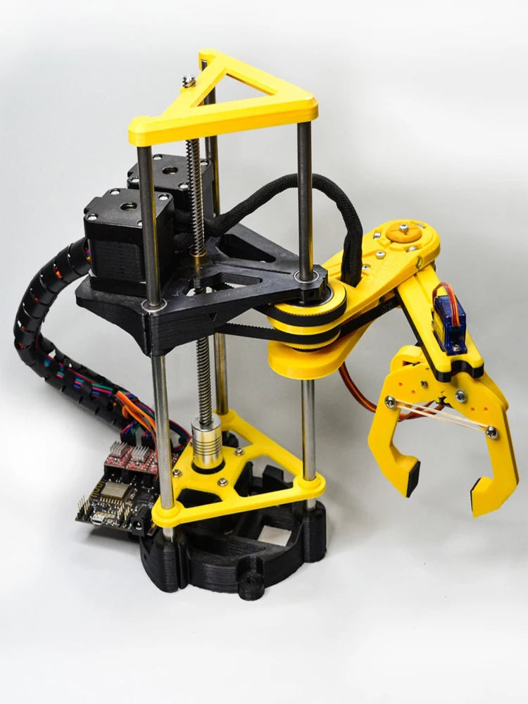 3D Print Graphics Scara Robotic Arm with Stepper Motor Scara Robot Mamipulator for Arduino Robot for Python Programmable DIY Kit