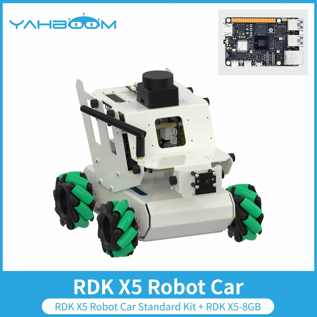 Yahboom RDK ROS2 Robot Programmable Smart Car Kit with Mecanum Wheel Depth Camera Lidar Support Python Programming APP Control