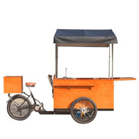 Europe Standard Coffee Cart Bike Popular Snack Tricycle Street Ice Beverage Mobile Three Wheels Truck