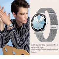 Gaines Fashion Smart Watch DW01 Ultra Thin Body 1.32 inch AMOLED Screen Men Woman HD Bluetooth Call Smartwatch Sport Fitness Tra