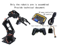 Robotic Arm Kit 6 DOF Programming Robot Arm DIY Kit for Arduino for Raspberry Pi Robot UNO/ESP32 Open Source Code and Tutorial