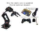 Robotic Arm Kit 6 DOF Programming Robot Arm DIY Kit for Arduino for Raspberry Pi Robot UNO/ESP32 Open Source Code and Tutorial