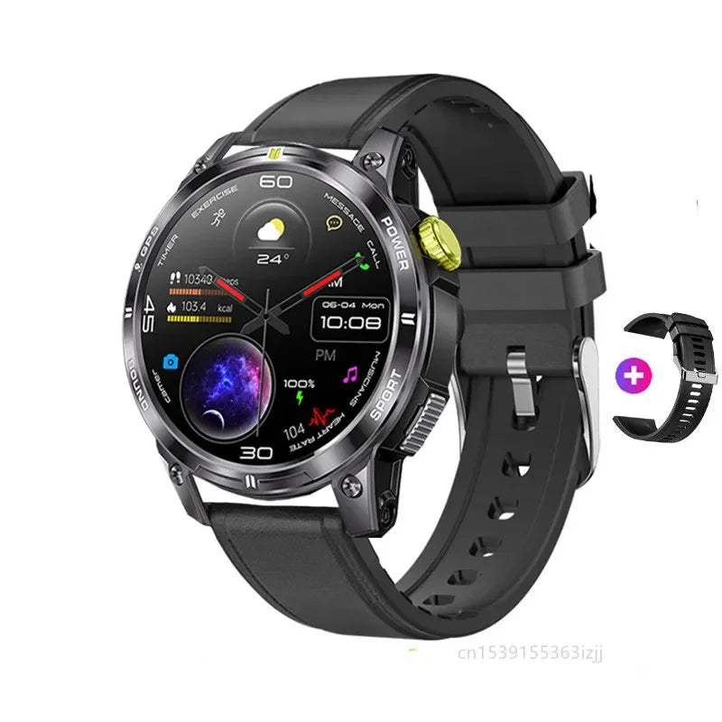Gaines NX18 Pro Smart Watch Amoled Screen Men Outdoor GPS Sports Tracke Compass Bluetooth Call 400mAh Long Standby Smartwatch