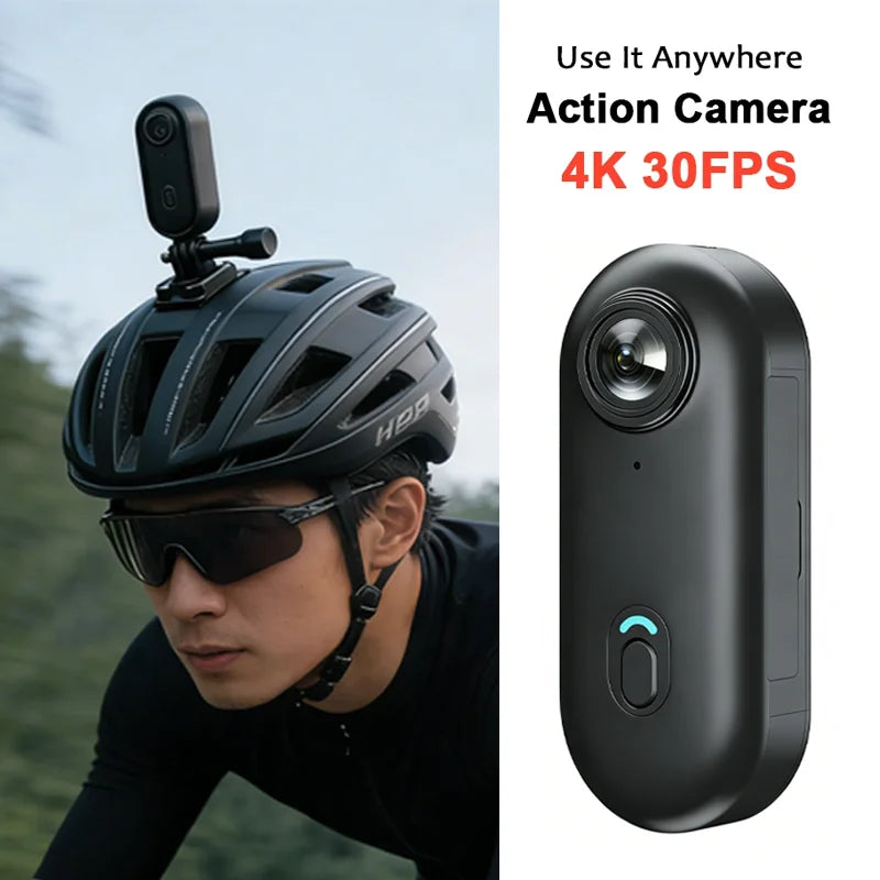 JETO H88 Mini 4K WiFi Body Camera with Magnetic Clip