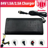 KAABO Wolf King 84V 1.5A Original Charger Suif For Wolf King+ Wolf King GT+ Pro 72V 1.5A Scooter Parts 84V 2.5A Fast Charger