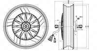 QS Motor 17*3.5inch 260 5000W V4 72V Hub Motor With ND72680 Controller Conversion Kit for Electric Motorcycle