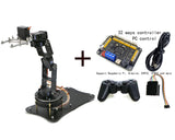 6 DOF Robot Arm with Rotatio Base Metal Alloy Manipulator Claw Kit For Arduino Robot DIY Kit UNO/ESP32/STM32 Programmable Robot