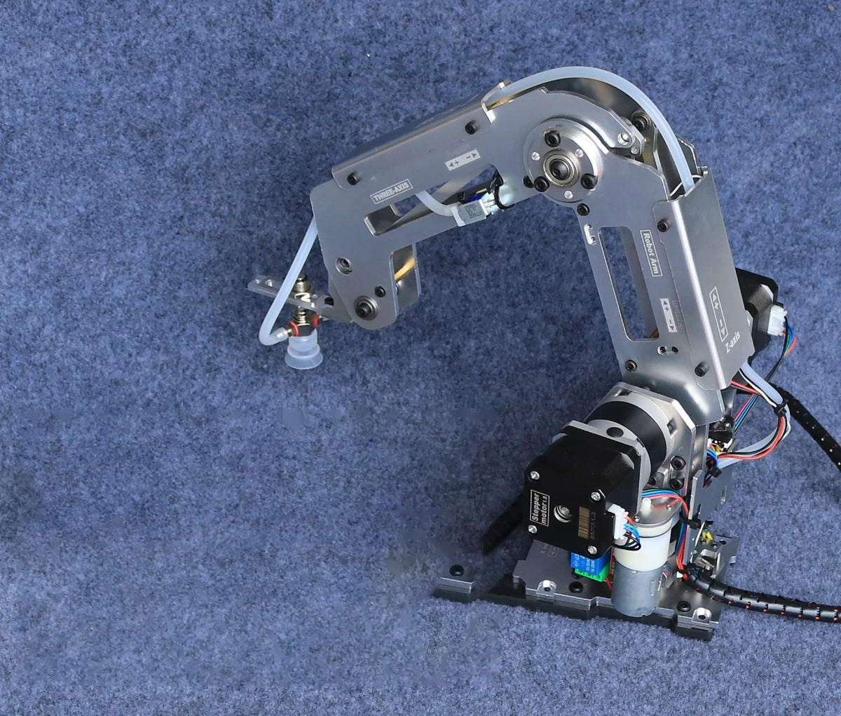 Multi Axis Robotic Arm Industrial Stepping Metal Manipulator For Arduino 2560 Robot DIY Kit with Suction Cup/Stepper Motor Claw
