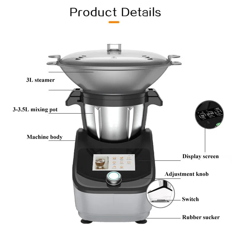 Automatic Cooking Machine Wok Intelligent Cooking Robot 110V 220V Kitchen Smart Robot Machine Stir-fry Cooking Pot