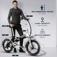 ZHENGBU X6  Electric Bicycle 500W 48V10ah Graphene Lithium Battery 20 Inch Foldable Electric Bike High Quality Aluminum Alloy Pedal Ebike