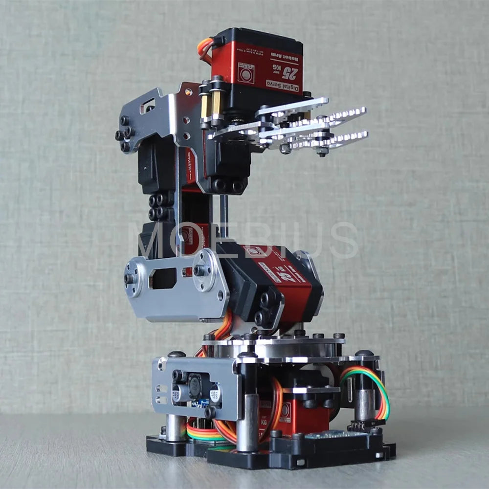 Arduino 6 Dof APP RC Control Robot Arm Clamp Claw Metal Mechanical Robotics with Digital Servos DIY Program Kit