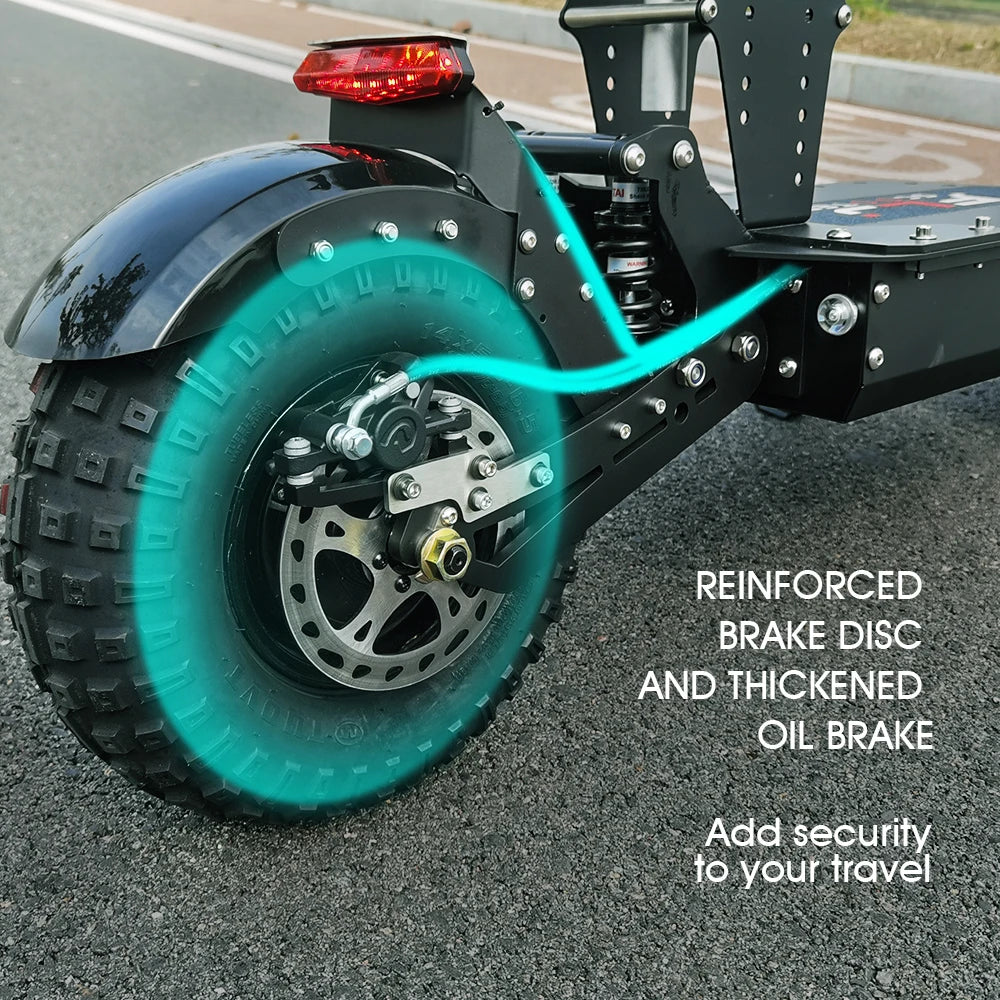 FLJ K14 8000W Electric Scooter with 14inch Off Road Fat Tire 80-300kms Range New Design Adults Dual Motor  E Scooter Electric