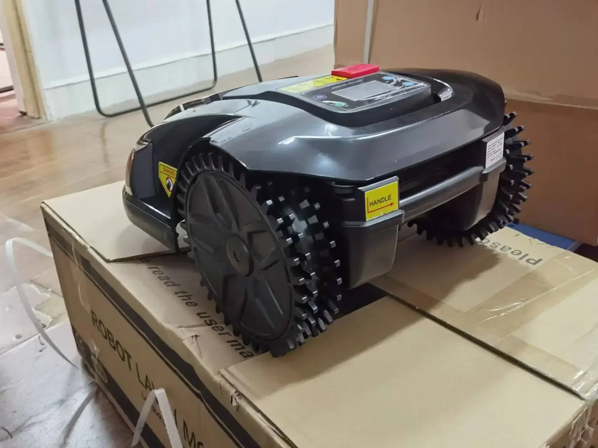 Morgen Wholesale Hot Selling Robot Lawnmower Rated Power 85W Battery Cordless Self Propelled Mini Robot Auto Lawn Mower