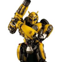 20cm Transformers Bumblebee: The Movie Abs Alloy Material With Illuminated Version Robot Figurines Model Desktop Ornament Gifts