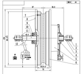 New update 212 1000W V1.12 Hub Motor kit with EM25sp Controller for Electric Scooter SIAECOSYS/QSMOTOR