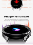 Gaines JS Watch6 Max Smart Watch BT Calling AI Voice Compass Outdoor Sports Fitness Tracker Health Monitor Men Smartwatch