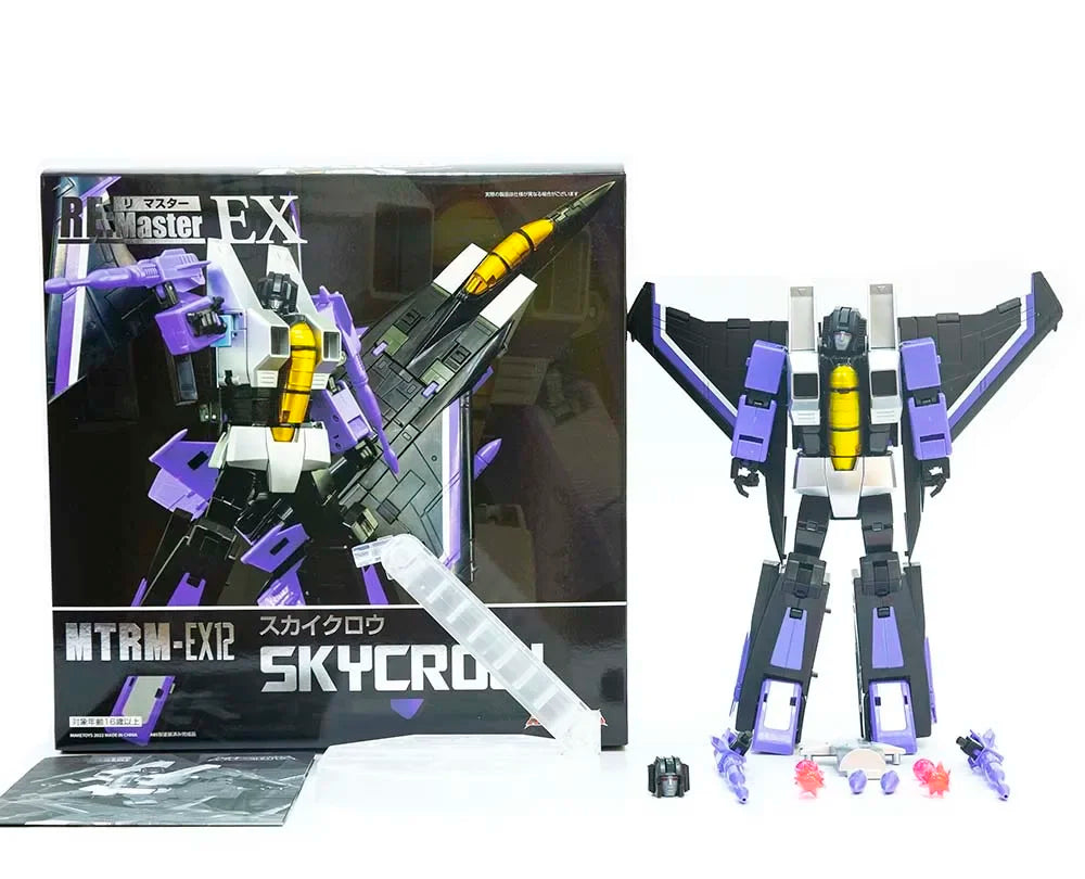 New Transform Robot Toy MakeToys Master Series MTRM-EX12 Skywarp G1 MP MT RM-12 RM12 Action Figure toy in stock