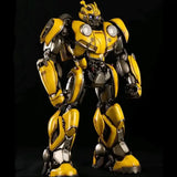 20cm Transformers Bumblebee: The Movie Abs Alloy Material With Illuminated Version Robot Figurines Model Desktop Ornament Gifts