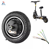 24V 36V 48V 350W Wheel Motor Brushless EBike Electric Scooter Conversion Kits 10 inch Electric Scooter Hub Motor Wheel