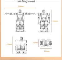 16 Dof Humanoid Robot with Servo and MP3 Dance Robot Singing Dancing Walking RoboSoul Educational Programmable Bionic Robot Kit