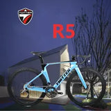 TWITTER  R5 RIVAL-22S T800full carbon fiber road bike disc brake full inner wiring integrated carbon handle700C