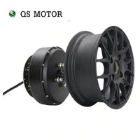 QS 14*4.25inch 1500W 30H 48V to 72V V1.12 BLDC Moped In-Wheel Hub Motor for electric motorcycle