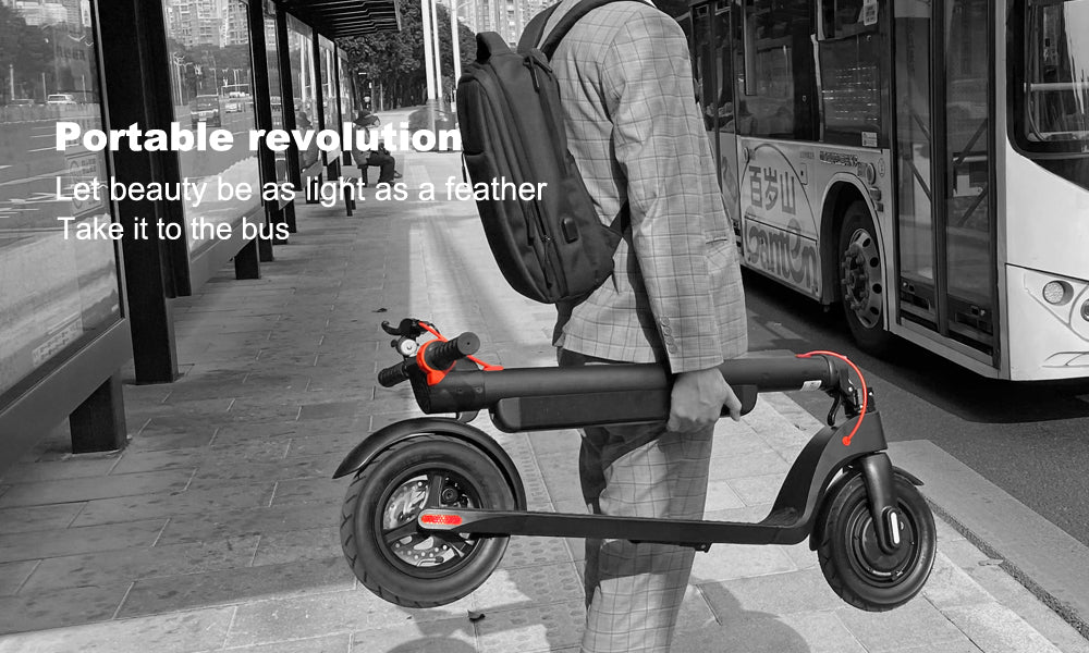 HX X8 250W/350W 36V/10AH Embedded & Detachable Battery Folding Electric Scooter Foldable Electric Scooter Portable E-Scooter for Convenient Commuting and Urban Travel