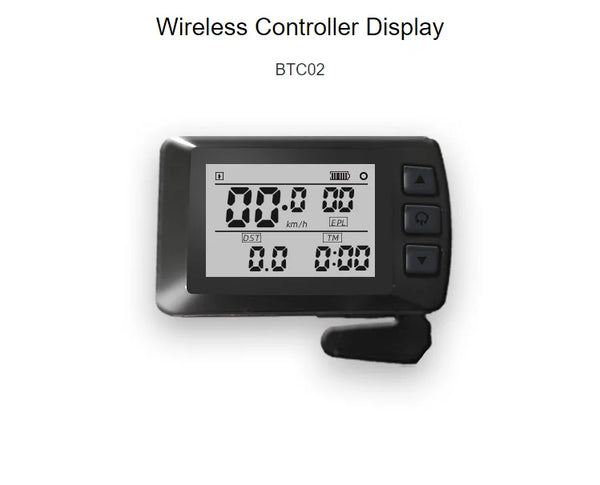 Lvbu Electric Bicycle Computer BTC02 Wireless Display Digital For Ebike Programmable Conversion Kit