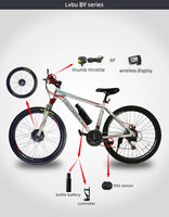 Lvbu Electric Bicycle Computer BTC02 Wireless Display Digital For Ebike Programmable Conversion Kit