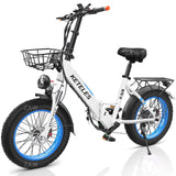 KETELES KS9 500W Motor E-Bikes 17.5AH Lithium Battery Electric Bicycle 20 in Fat Tire Folding Electric Bike