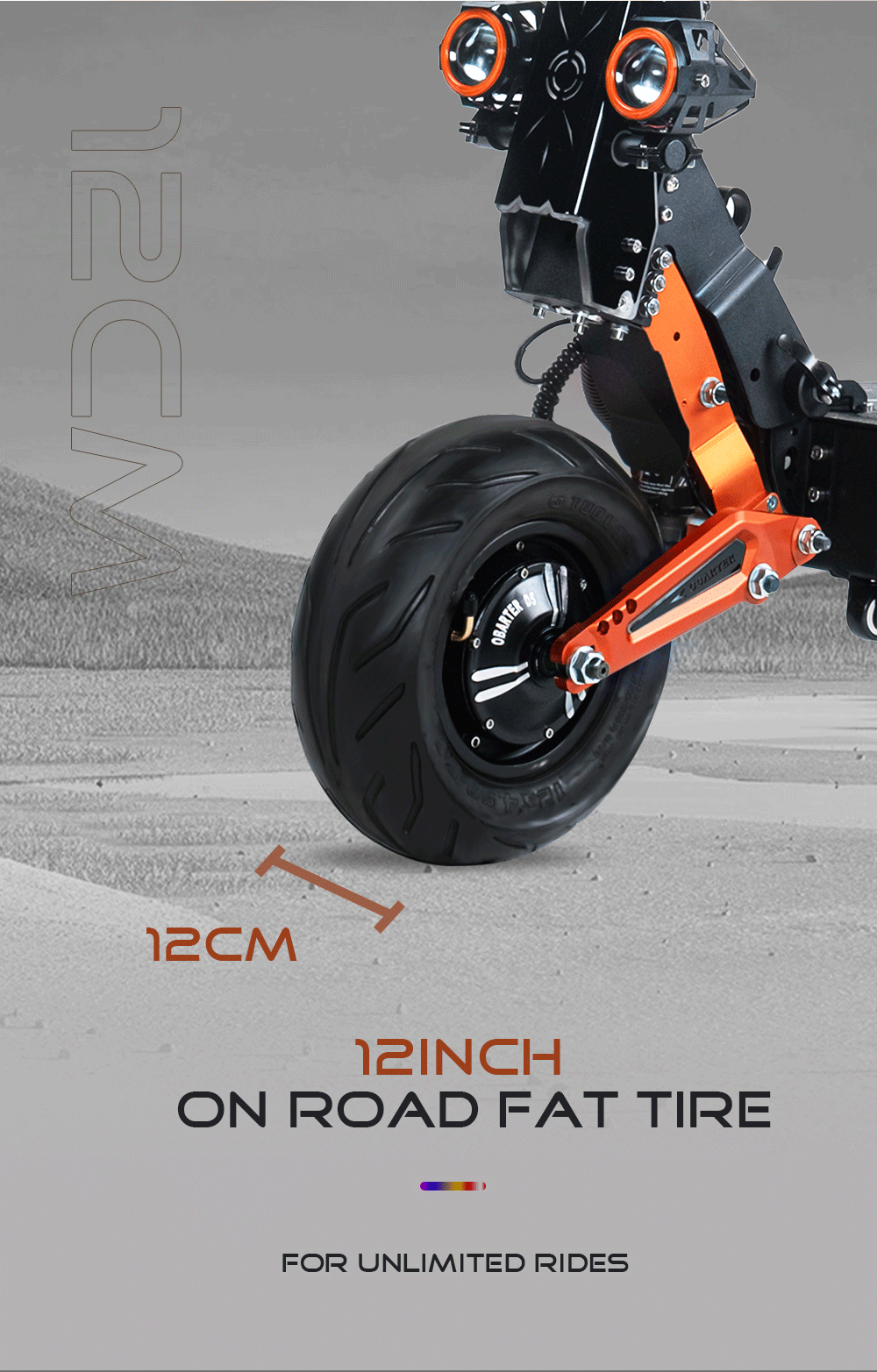 Latest Obarter D5 5000W Electric Scooter wtih 12inch Fat Tire On road Removeable battery kickscooter electric bike e scooters