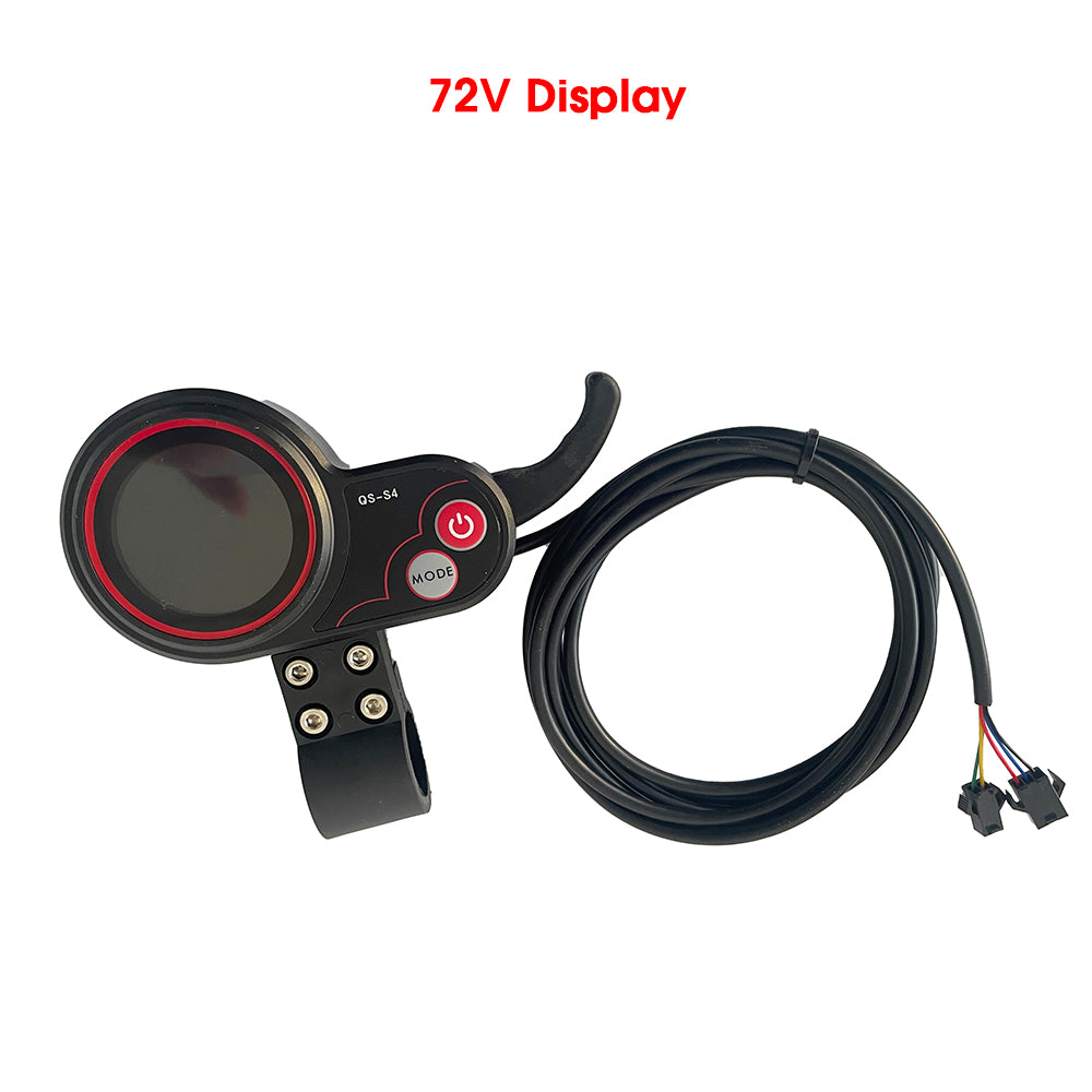 JB FOC Sine Wave 72V 50A Electric Scooter Controller for 6000w - 8000W 10000W 12000w e scooter QS-S4 Display PCB Big Screen Accelerator