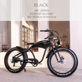 FLJ E26 48V 1200W Fat Tire Electric Bike with 26inch Kenda Tire Mountain Snow electric Bicycle Adult Powerful E Bike