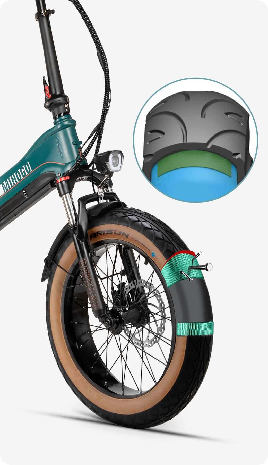 The  MIHOGO ONE. With a 167-mile range, 400 lbs payload, dual batteries, and a powerful motor, it transforms from commuter to cargo bike effortlessly