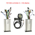 DAMAO 72V 50A electric scooter Controller for 72V Dual motors 6000w 7000W 8000W e scooter Accelerator DAMAO Display